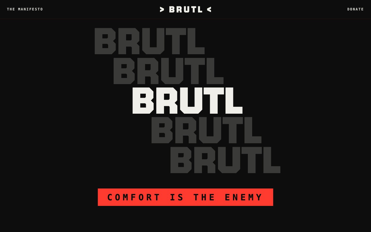 Screenshot of BRUTL